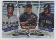 2018 Bowman Talent Pipeline Gleyber Torres Justus Sheffield Albert Abreu 4al