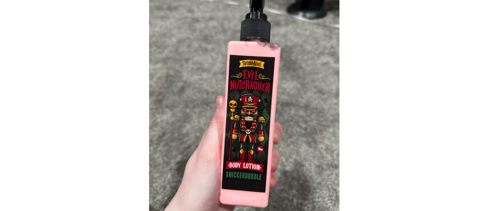 Twisted Allure Evil Nutcracker Lotion SEALED