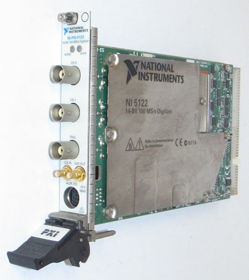 National Instruments NI PXI 5122 Digitizer Card Scope 14bit 100MS/sec
