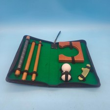 Golf Practice Putting Putter / Balls Set Indoor Office Home Practice Vintage