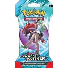 Pok mon Journey Together Scarlet  Violet Booster Pack Factory Sleeved - IN HAND