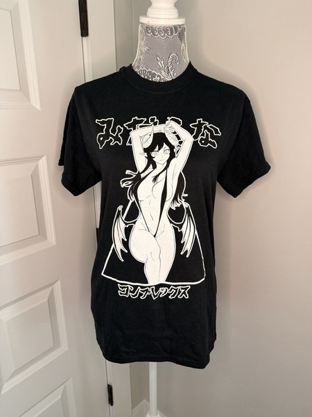 Lewd Complex Demon Girl T-shirt  Size Small Japanese Anime Minakun