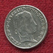 Austria Transylvania 20 Kreuzer 1848 E Ferdinand I. 1835-1848, rare Silver, VF+