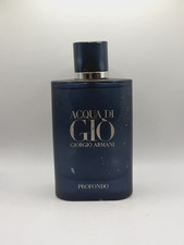 Giorgio Armani Acqua Di Gio Profondo EDP 4.2 oz 125 ml Unbox Scratch See Picture
