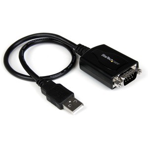 StarTech.com 1ft USB to RS232 Serial Adapter PL-2303 COM Retention