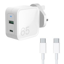 Lenovo ThinkPad X9 14 Aura Edition For AJP 65W USB-C Wall Plug Adapter White