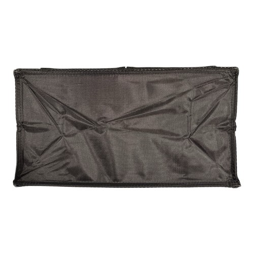 NUEVO CON ETIQUETAS Thirty-One 31 Plegable N' Archivo Bolso Bin Negro Sarga Rayas Regalo Oficina Armario - Imagen 7 de 8