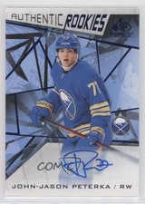 2021 Upper Deck SP Game Used Authentic Rookies Blue John-Jason Peterka Auto 04f2