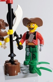 LEGO 4 Juniors Pirates - Harry Hardtack and Monkey (7081-1) Complete - No Box