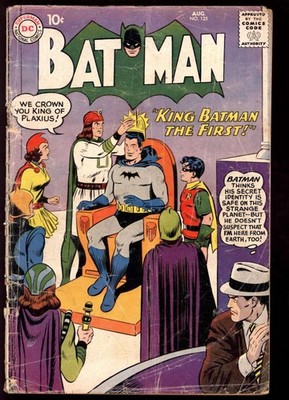 BATMAN #125 1.0 // CURT SWAN & STAN KAYE COVER DC COMICS 1959