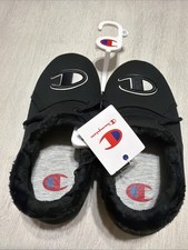 Champion Adult University Slippers - Black Size M5/W7 New