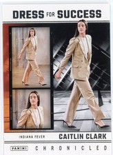 2025 Panini Caitlin Clark Chronicled - Dress For Success Caitlin Clark #67