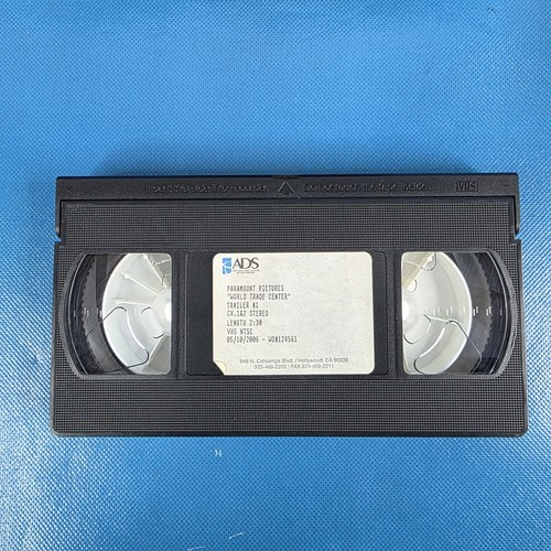 Rare* World Trade Center Trailer #1 2006 VHS Tape Screener Screening Demo Critic - Picture 2 of 6