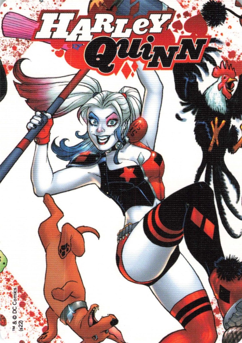 HARLEY QUINN & JOKER DC Comics Single Swap Playing Card - Ace of