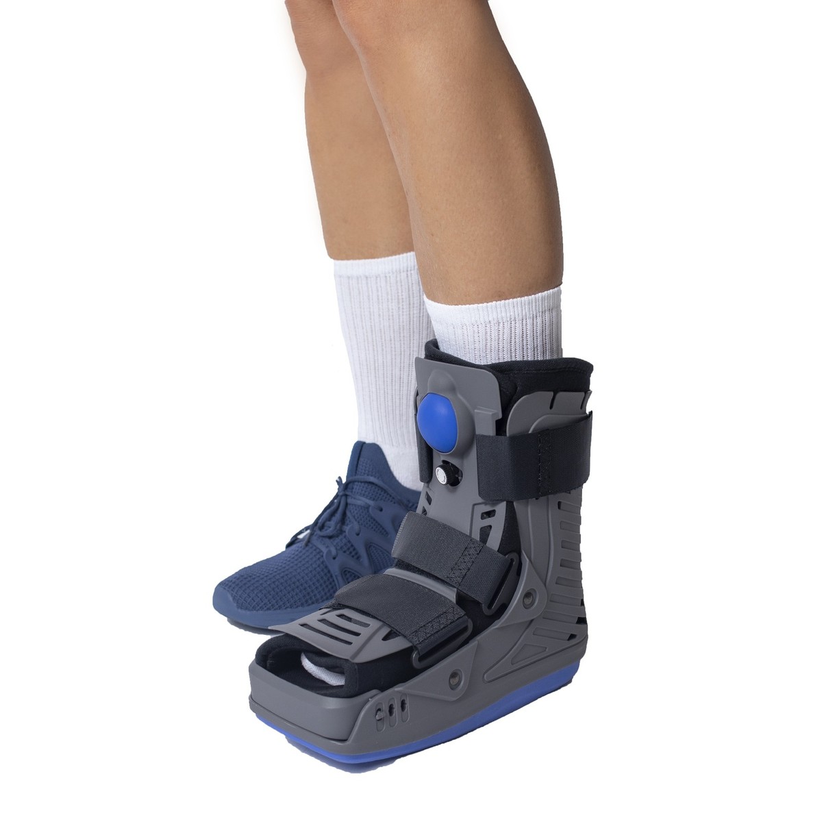Medical Full Shell Cam Walking Boot with Air Pump- Short- Foot Pain Recovery