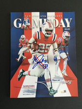 MARCUS JONES AUTO'D NEW ENGLAND PATRIOTS 12/1/2025 GAMEDAY PROGRAM JSA AUTH.
