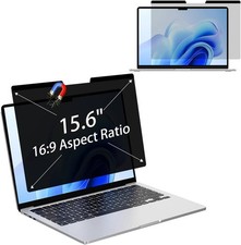 15.6 Inch Magnetic Privacy Screen Protector for Anti-Spy, Anti-Glare, Anti-Blue