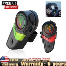 Bluetooth 5.0 Motorcycle Helmet Headset IP67 Waterproof 1200mAh 30H CVC