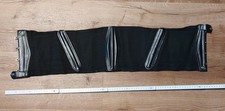 Vintage Nierengurt / Motorrad Rückenstütze schwarz mit Verstärkungen ca. 80 cm