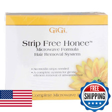 Gigi Strip-Free Honee Wax Kit for Hair Removal - Complete At-Home Waxing Kit for