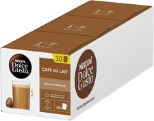?NESCAFE? DOLCE GUSTO Caf� Au Lait Coffee Pods  (Total 90 Servings in 3 Packs)?