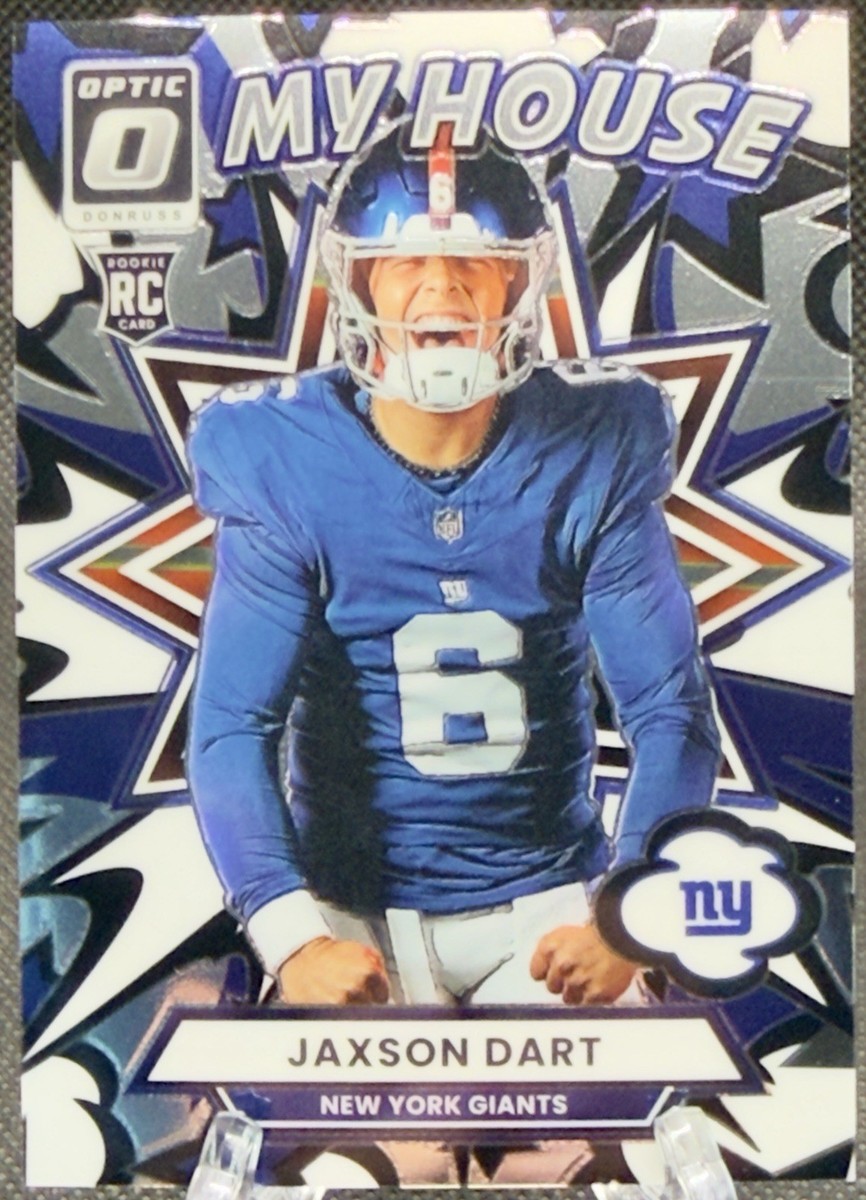 2025 Panini Donruss Optic MY HOUSE Jaxson Dart Rookie Insert New