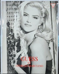 Anna Nicole Smith GUESS Beverly Hills 20-Page Spread Large Format 1992 Ad Insert