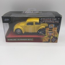 JADA 1:32 TRANSFORMERS BUMBLEBEE VOLKSWAGEN BEETLE BOX DAMAGE