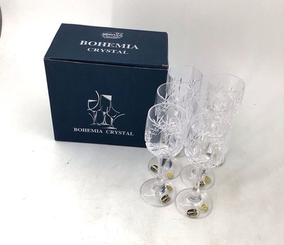Bohemia Kristallgläser 6er Set verpackt