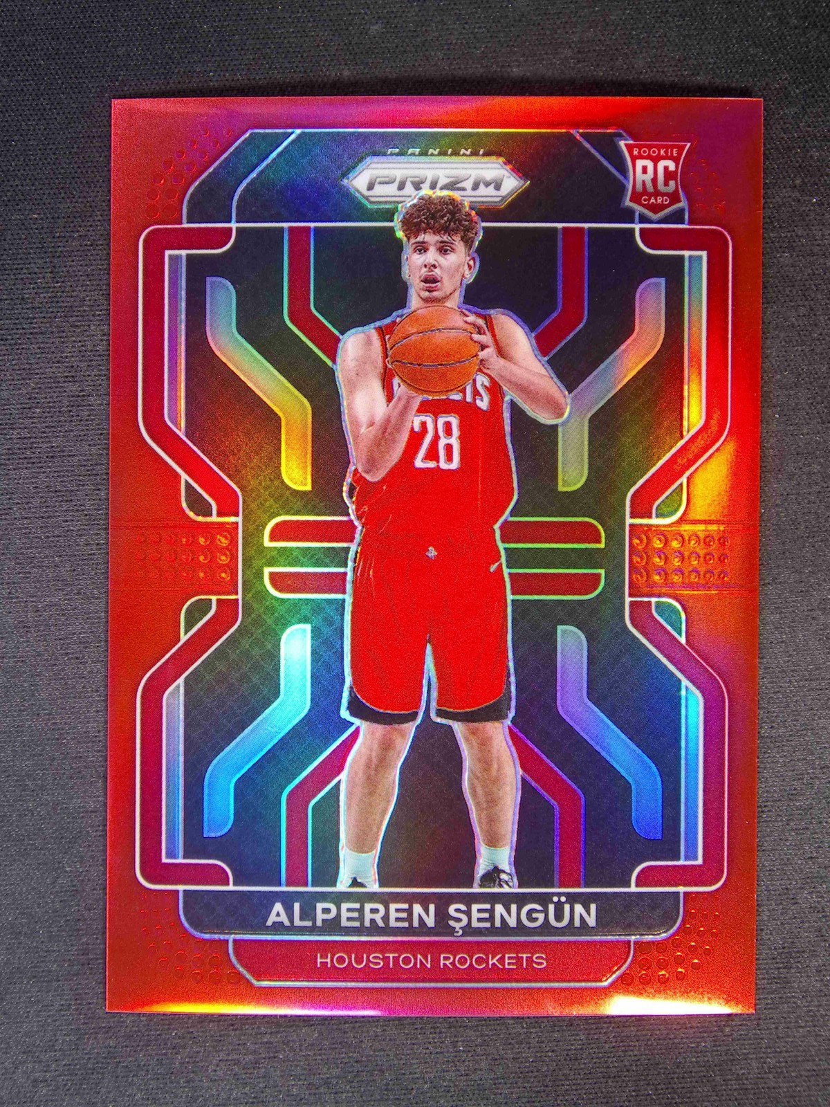 2021-22 Panini Prizm Alperen Sengun #318 RC Rookie Red Prizm /299