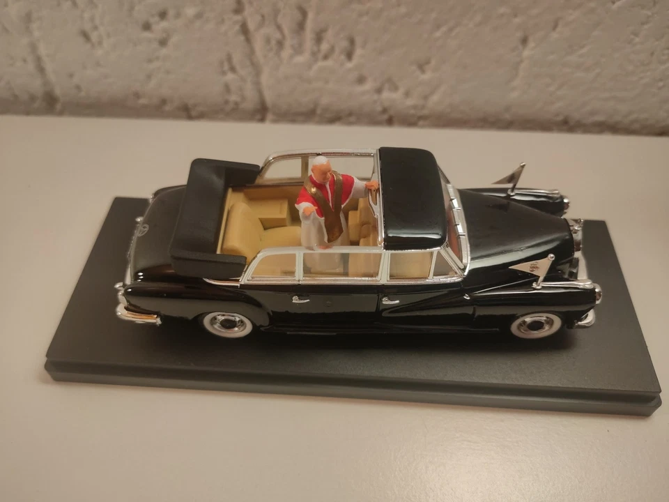 Mercedes-benz 300d Limousine 1960 Pope Giovanni XXIII 1/43 Rio 100P Nuovo - Immagine 4 di 4