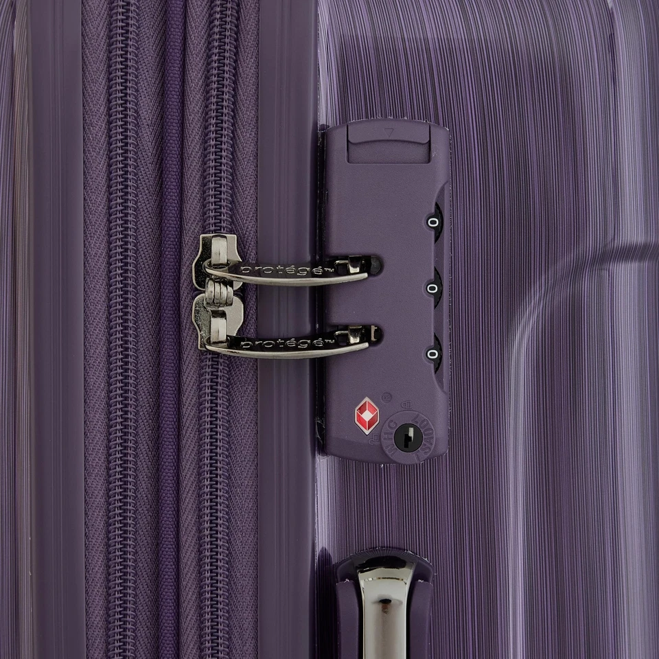 Seraphina Luggage, Purple, 3 Piece Set - Image 2 of 3