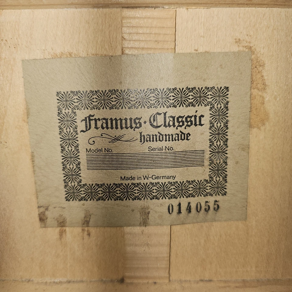 Acoustic German Made Guitar - Image 3 of 4