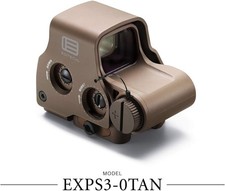 EOTech HWS EXPS 3 Circle Red Dot Sight, 1 Dot Reticle, w/Standard, Tan