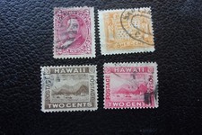 HAWAI - timbre yvert/tellier n° 30 63 64 70 obl (A110)