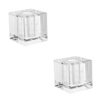 2Er-Set Kristall-Stifteetuis – Glas-Stifthalter FüR Den Schreibtisch –