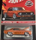 Hot Wheels Red Line Club 2022 sELECTIONs 1969 Chevy Camaro SS Orange 1:64