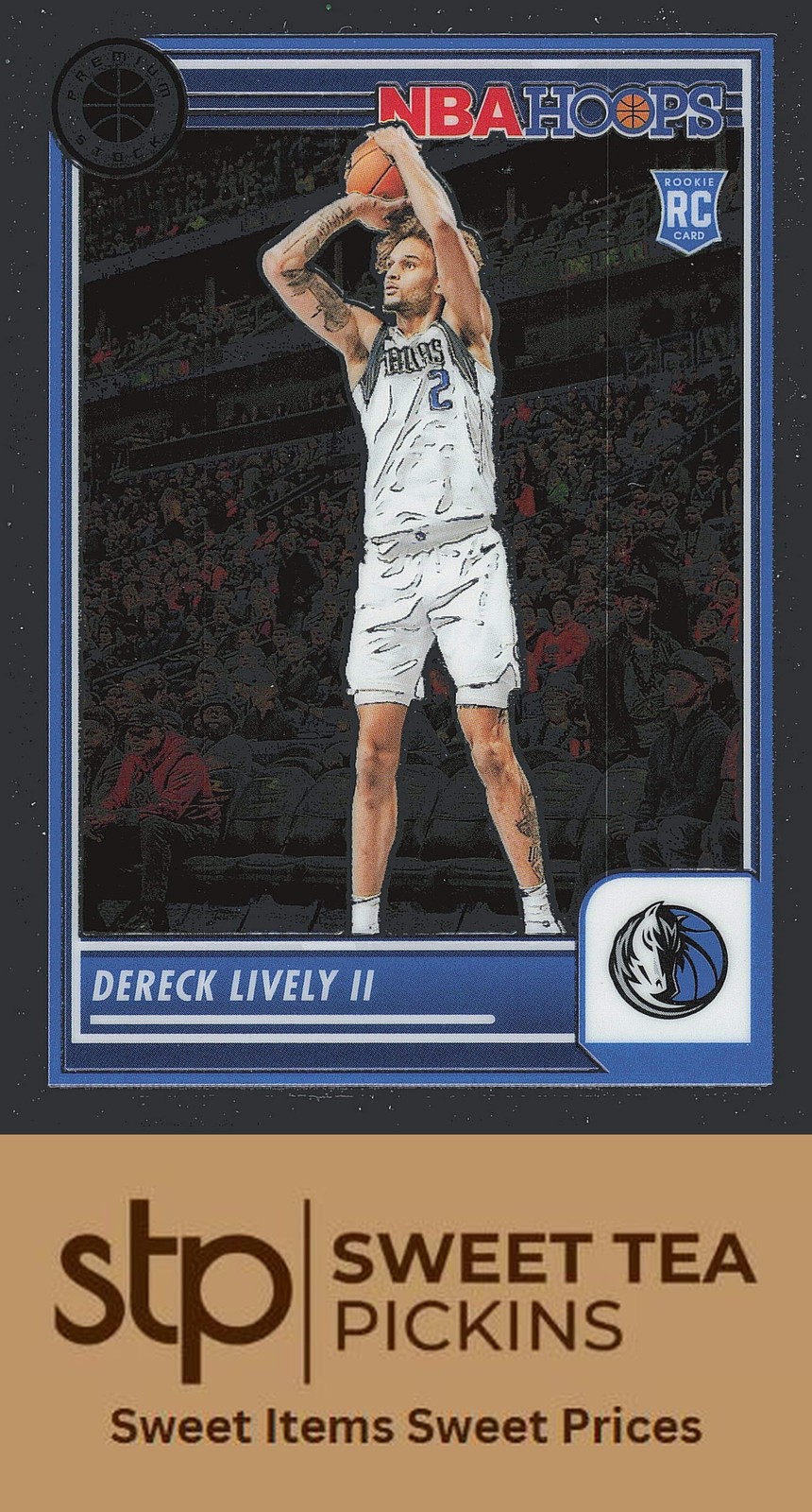 2023-24 Hoops Premium Stock #253 Dereck Lively II