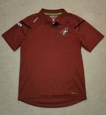 Arizona Coyotes NHL Reebok Center Ice Red M Hockey Polo