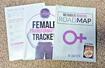 Metabolic Renewal Roadmap + Female Transformation Tracker Set Paperback V. Good