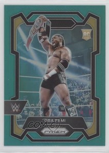 2024 Panini Prizm WWE Teal Prizm /49 Oba Femi #199 Rookie RC