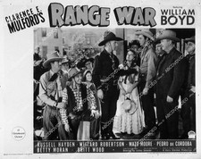 8430-014 William Boyd, Russell Hayden, Betty Moran film Range War 8430-014