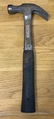 Vintage Craftsman 16 oz Third Claw Hammer Steel Shaft Rubber Grip USA Tool￼