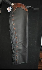 Womens Custom Leather Ranch Chaps
