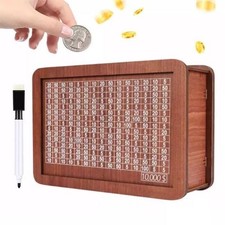 Cash Vault Wooden Savings Box Wooden Cash Saver Money Saving Box With Countdown