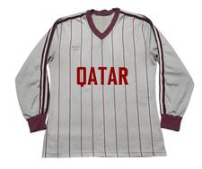 Vintage Adidas Qatar Soccer Jersey Football Shirt Size M