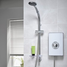 Triton Collection 2 Enhance 9.5kW Gloss White Electric Shower(Aspirante/Style 3)