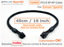    UPgrading-16AWG PCI-E GPU 8-Pin Cable for Corsair Type3/4 -   40cm / 16 inch