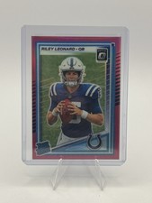 2025 Panini Donruss Optic Football Rated Rookie Riley Leonard #255 Pink (RC)