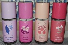 NEW Bath  Body Works Variety Travel Size Fine Fragrance Mists, 2.5 oz Set of 4